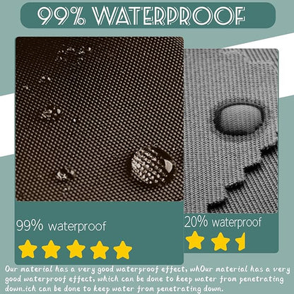 Replacement Cushions for Swing, Swing Cushions 3 Seater Replacement, Waterproof Thicken Washable Pad Cushion for Outdoor Indoor Furniture Swing Patio (Curry, 40x63 inch)