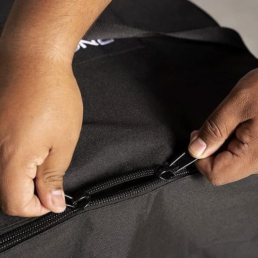 Blackstone Tabletop Griddle w/Hood Carry Bag, 5510, Portable BBQ Grill Griddle Carry Bag for Travel - 600D Heavy Duty Weather-Resistant Cover Accessories, Black, 22 inch
