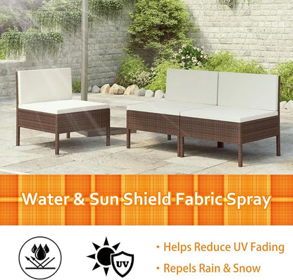Water & Sun Shield Outdoor Fabric Spray - Cooling UV Protection, Waterproof & Fade-Resistant Spray for Patio Furniture, Awnings, Tents (Refreshing, Quick-Dry) (1)