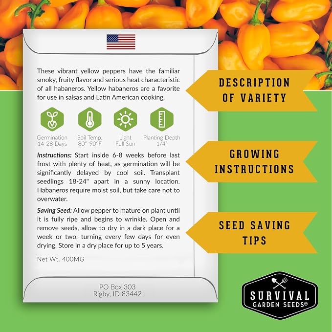 Southern Vegetable Seeds Collection – 15 Heirloom Heat Loving Vegetables Variety Pack for Planting – Okra, Collard Greens, Purple Hull Peas, Dent Corn – Survival Garden Seeds
