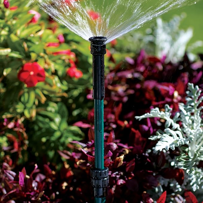 Orbit 37335E - 22" - 36" Pressure-Regulating Adjustable Sprinkler Riser with 15' Adjustable Pattern Nozzle