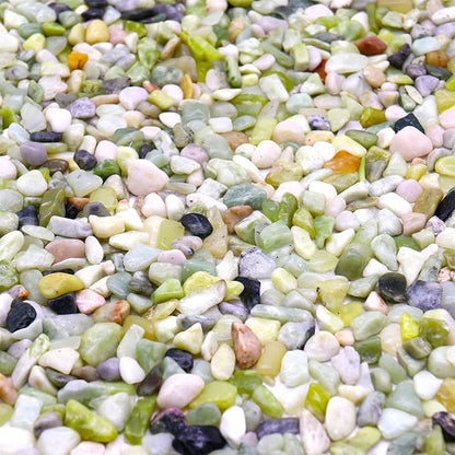 Rocks for Plants. Green Jade Decorative Polished Pebbles. 3/8 Inch – 10 lbs for Plants, Garden, Landscaping, Crafting, Succulents, pots (XSM (0.375 Inch), Green Jade - Polished, 10)