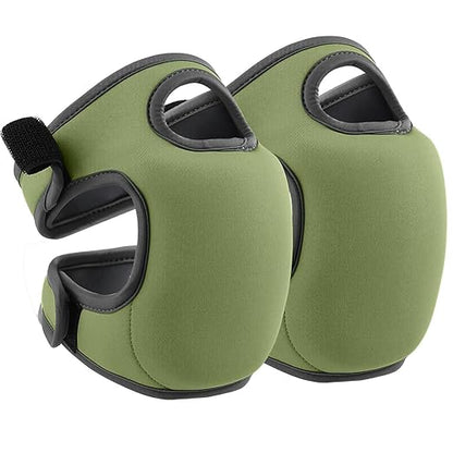 Gardening Knee Pads for Women, Soft Neoprene Knee Pads for Men Construction, Work Knee Pad for Women Men, Rodilleras Para Roofing Rodilleras Para Trabajo (Green)