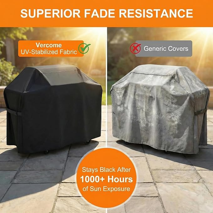 Grill Cover for Recteq Legend 400 Pellet Grill, Heavy Duty Waterproof All-Weather Protection, Outdoor Fade Resistant BBQ Grill Cover (41" L×21" W×39" H)
