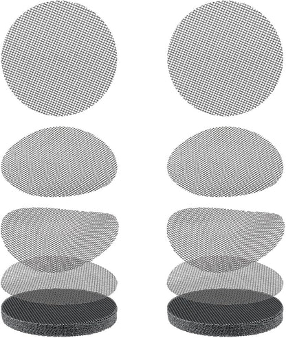 Bonsai Mesh for Plant Pot Drainage Screen 2 Inch, 50 Pcs Plastic Round Flower Pot Hole Mesh Screen Cover Pad for Nursery Planter Bottom Drainage Inserts Grid Mat for Potted Succulent