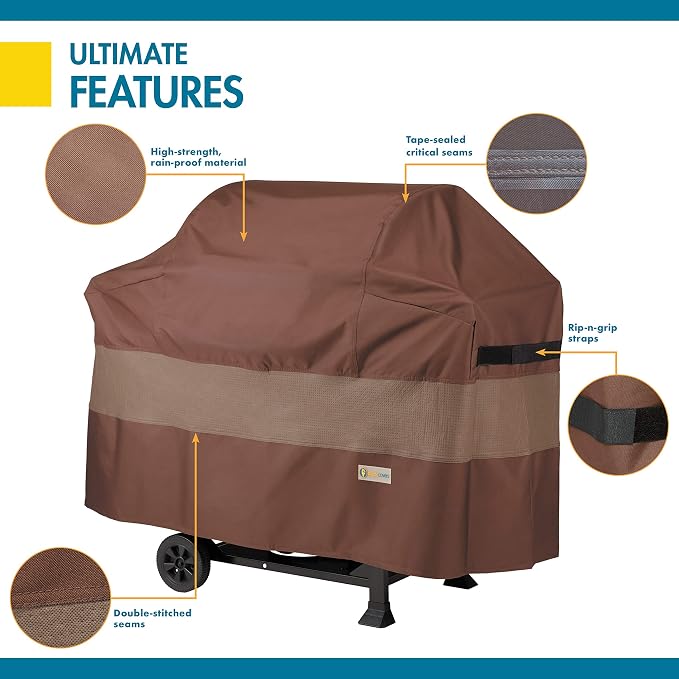 DUCKCOVERS® Ultimate Waterproof BBQ Grill Cover, 51 Inch, Grill Cover, Grill Cover for Outdoor Grill, BBQ Cover