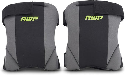 AWP Low-Profile Fabric Cap Work Knee Pads | Non-Marring Non-Scratching All-Day Comfort Knee Pads | One Size