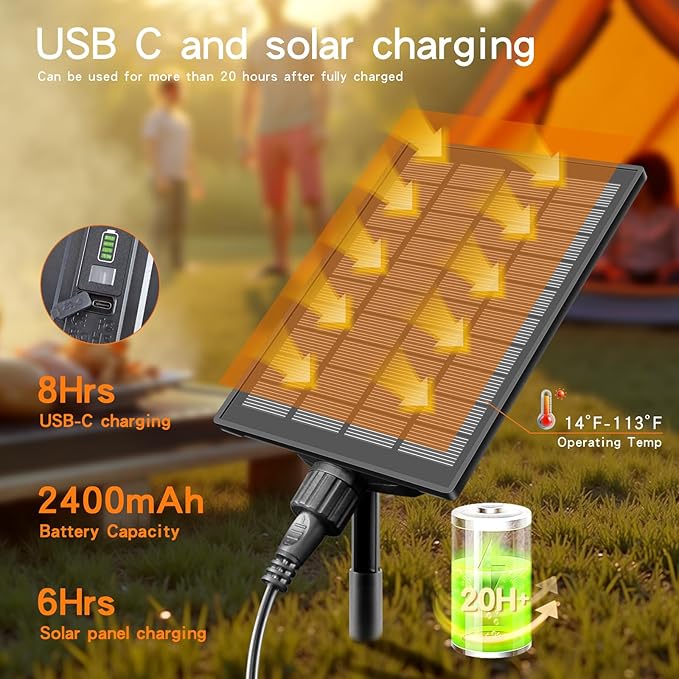 63FT Solar String Lights Outdoor Waterproof with USB Port & Remote Control Solar Patio Lights Long Last for 20+Hrs Dimmable Solar Power LED Shatterproof Bulbs solar lights for Camping Backyard Garden