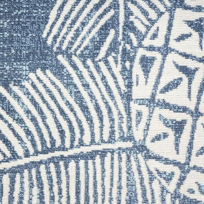 Tommy Bahama Malibu Pineapple Coastal Indoor/Outdoor Area Rug, Navy/Ivory, 7'10"x10'2"
