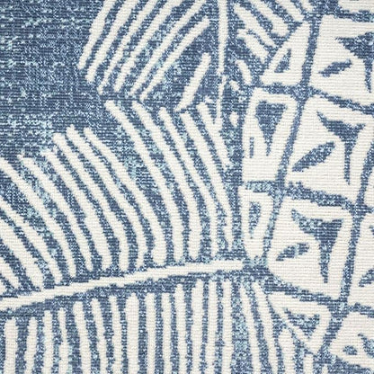 Tommy Bahama Malibu Pineapple Coastal Indoor/Outdoor Area Rug, Navy/Ivory, 7'10"x10'2"