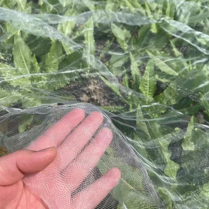 10x13Ft Garden Netting Mesh Plant Covers to Keep Small Animals Pest Out Protect Fine Insect Pest Barrier Bird Raised Bed Cover for Vegetables Fruits Flowers
