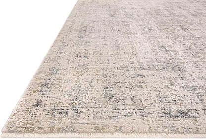 Loloi Amber Lewis Alie Collection ALE-02 Sand/Sky 5'-3'' x 7'-9'', .13'' Pile Height, Area Rug