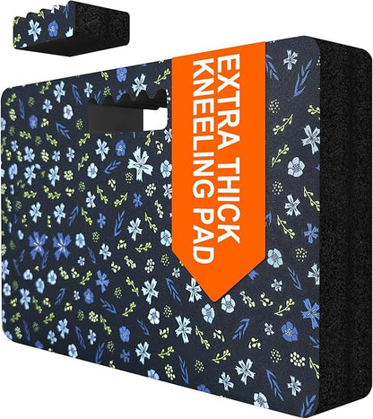 Extra Thick Kneeling Pad — Heavy Duty, Extra Large Foam Kneeler Mat for Gardening,Bathing Baby, Workout Supplies,Water & Dirt Resistant, Lightweight, DK Blue
