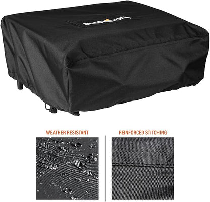 Blackstone 1724 22” Tabletop Griddle Cover for griddles without a hood or hard cover, Weather Resistant, Black