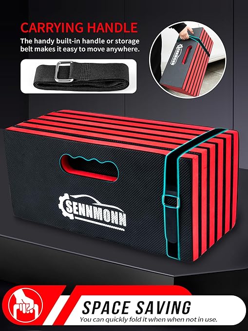 1.2" Extra Thick Foldable Kneeling Pad with Handle and Storage belt,5 Fold Comfortable EVA Foam Cushion Mat for Workshop Repairing,Gardening,Yardwork,Camping,Home Gym,47.3 * 17.3 * 1.2’’