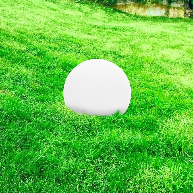 UPKOCH Waterproof RGB Garden Light: Rechargeable LED Globe Orb Lamps Color Changing RGB Orb Light for Outdoor Lawn Patio Yard Party Decoration