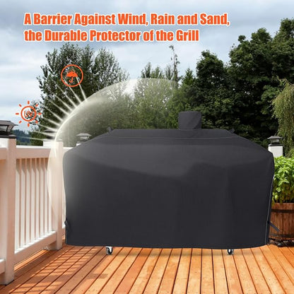 QuliMetal GC7000 Grill Cover for Smoke Hollow 4 in 1 Combo Grill PS9900, Pit Boss Memphis Ultimate Grill, PS9900-SY18 47180T, DG1100S, PB73952, 79 inch BBQ Grill Cover, All Weather Protection