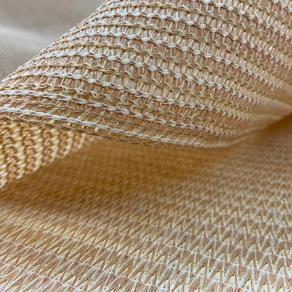 Alion Home© HDPE Privacy Screen Mesh for Pool, Patio, Deck, Balcony, Railing, Fence. No Black Trim. (3' x 16', Banha Beige)