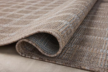 Loloi Amber Lewis Topanga Collection TOP-01 Natural/Bone 7'-10" x 10' Indoor/Outdoor Area Rug