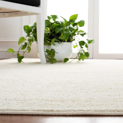 SAFAVIEH Adirondack Collection Area Rug - 9' x 12', Ivory & Beige, Oriental Medallion Design, Non-Shedding & Easy Care, Ideal for High Traffic Areas in Living Room, Bedroom (ADR108E)
