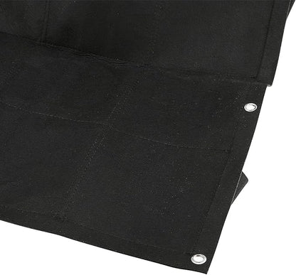 MANCHAP 36 Pockets Vertical Garden Wall Planter, Hanging Wall Planter Pockets, Vertical Hanging Wall Planter for Flower Vegetable Indoor and Outdoor, Black