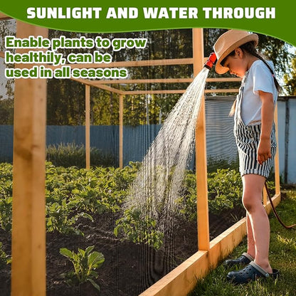 Stronger Garden Mesh Netting, 10 x 12 FT Ultra Fine Nano PP Plant Covers, Small Animals Bird Net Barrier Screen for Vegetables Plants Fruits Flowers Protection, Shading Rate 33%