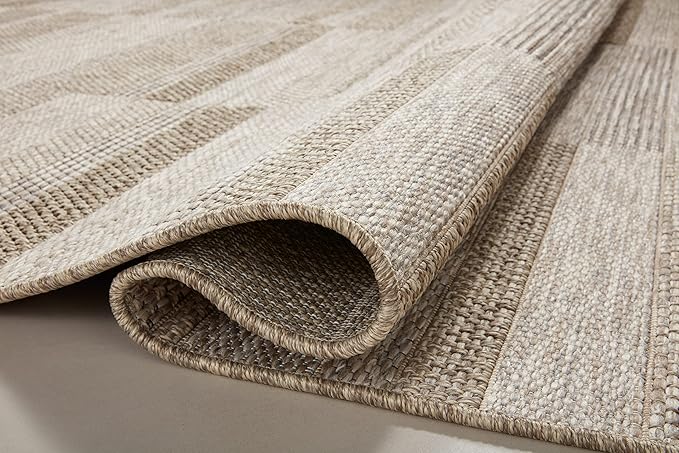 Loloi Dawn Collection Indoor/Outdoor DAW-03 Brown 7'-8" x 10' Area Rug