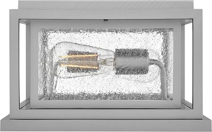 Hinkley Republic Small Pier Mount Lantern 12V, Low Voltage Satin Nickel