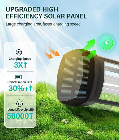 COXSENI Solar Path Lights Outdoor 8 Pack, Bright Solar Pathway Lights Outside Waterproof, Solar Powered Landscape Lights for Walkway Driveway Lawn Patio Sidewalk Garden Yard, Cool White