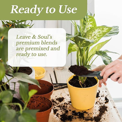Professional Indoor Potting Soil for House Plants 8.2 Quarts Ready to Use, Premium Potting Mix Indoor Plants, Plant Soil for Indoor Potted Plants with Peat Coco Coir Perlite Dolomite Made in USA