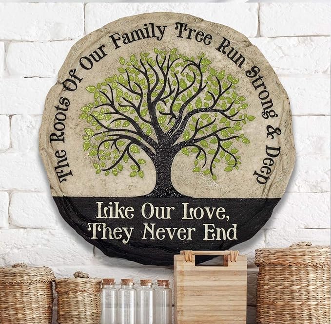 Spoontiques - Garden Décor -Welcome to Hive Stepping Stone - Decorative Stone for Garden
