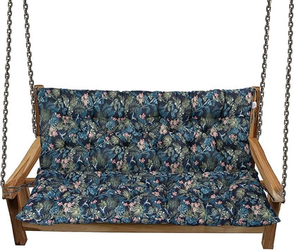 Replacement Cushions for Swing, Swing Cushions 3 Seater Replacement, Waterproof Thicken Washable Pad Cushion for Outdoor Indoor Furniture Swing Patio (Hummingbird, 40x71 inch)