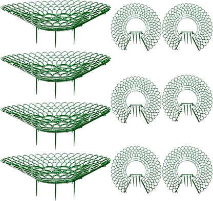 Strawberry Planter, 10PCS Strawberry Plants Support with 3 Sturdy Legs, 10" Dia. Removable Tower, Hollow Holder for Indoor Oudoor, Décor de pelouse