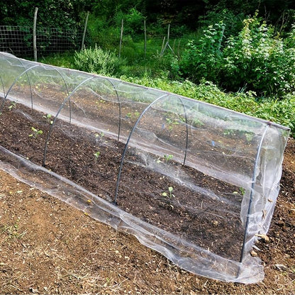 Unves 2 Pack 10 x 10 FT Garden Netting, Insect Bird Mosquito Netting for Garden Protection Vegetable Fruits, Ultra Mesh Raised Bed Plant Covers Protect Plants from Birds Bugs