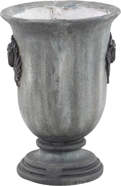 Studio 350 Grey Resin Rustic Planter 16 x 11 x 11-11 x 11 x 16Round