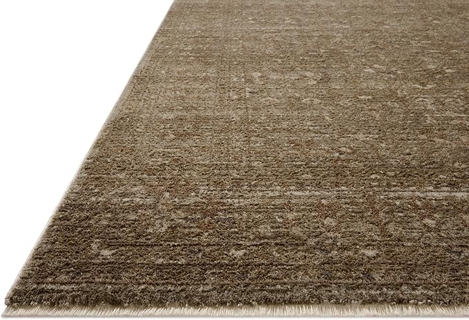 Loloi Haywood Collection HYD-01 Sage/Brown 2'-7" x 8'-0" Runner Rug