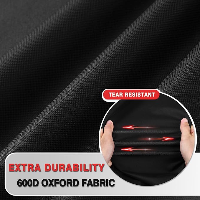 Grill Cover for Weber Kettle Charcoal 22 Inch, Heavy Duty Waterproof BBQ Grill Covers Fade Resistant