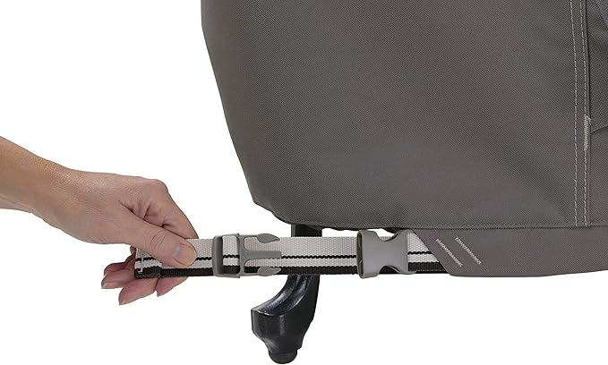 Classic Accessories Ravenna Water-Resistant 34 Inch Square Air Conditioner Cover, Patio Furniture Covers