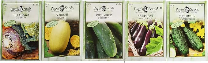 Premium 30 Variety Vegetable Seeds! All Seeds are Heirloom, 100% Non-GMO!