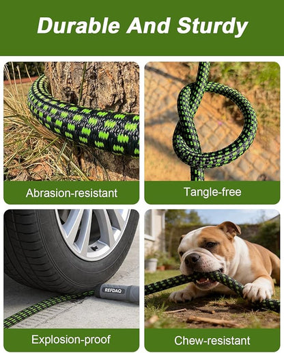 Garden Hose, Flexible Ultra Lightweight Durable, Kink-Free Water Hose with 10 Function Sprayer - Non-Shrinking, Easy to Store, All-Weather, High-Pressure (100 FT)