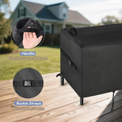 Stove Cover for VIVOHOME 2-Burner Propane Gas Stove, 31inch Outdoor Stove Covers Waterproof Heavy Duty for 2 Burners Camping Stoves-31”L x 18" W x 34" H