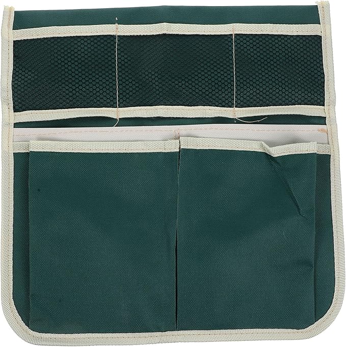 Garden Kneeler Tool Bag Stool, Foldable Garden Tool Bag Portable for Outdoor Gardening (Green)