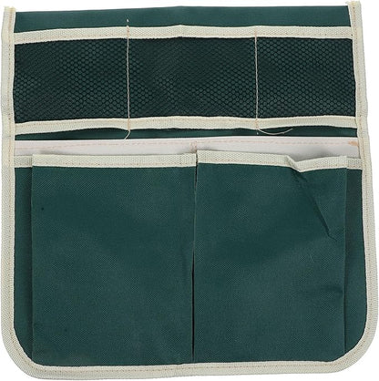 Garden Kneeler Tool Bag Stool, Foldable Garden Tool Bag Portable for Outdoor Gardening (Green)