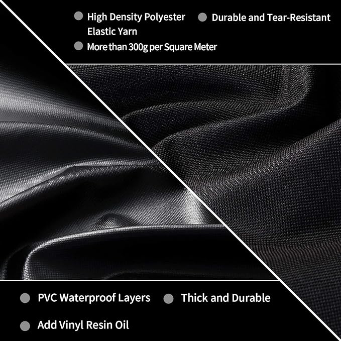 BBQ Grill Cover for Weber Charcoal Kettle: Heavy Duty Waterproof 22 Inch Weather Resistant Barbeque Grill Covers