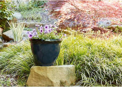 Southern Patio HDR-029755 12" Blue Hritge Planter