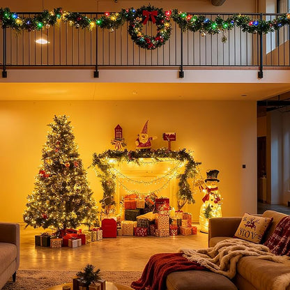 3000 LED Christmas Lights: Twinkle Lights for Christmas Tree - 214FT Fairy Light with Remote - Waterproof Warm White Light Plug in String Light for Bedroom Garland Party