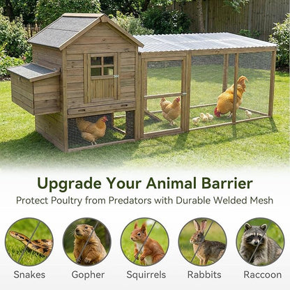 Amagabeli Hardware Cloth 8 inch x 25 ft 1/4 Inch Galvanized Wire Mesh Small Animal Barrier for Foundation Vents Fence Gaps Shed Bottom Chicken Coop Repair Rustproof Critter Blocker Screen DIY Craft