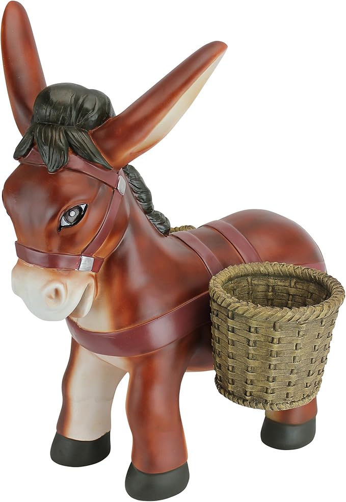 Design Toscano Pancho the Burro Planter Sculpture