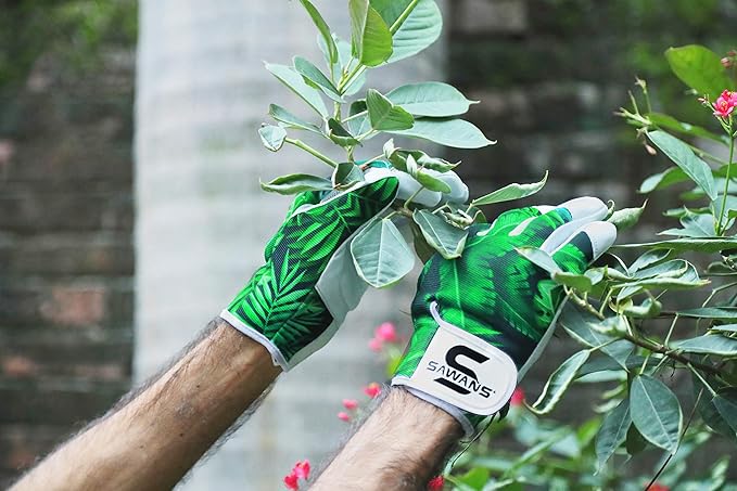 Gardening Gloves Work Leather Gloves Men Women Forearm safety Anti Slip Thorn proof Garden Working Pruning Long and Short