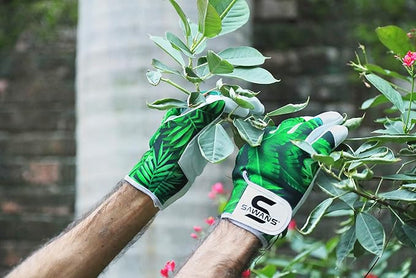 Gardening Gloves Work Leather Gloves Men Women Forearm safety Anti Slip Thorn proof Garden Working Pruning Long and Short